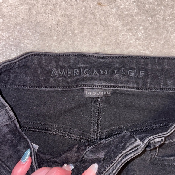 American Eagle Outfitters Black Skinny Jeans - Picture 2 of 6